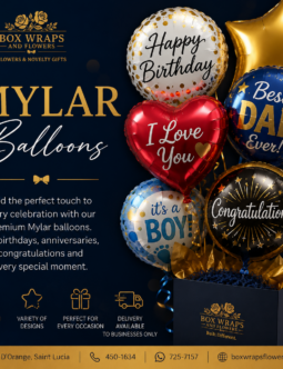 Mylar Helium-Filled Balloons